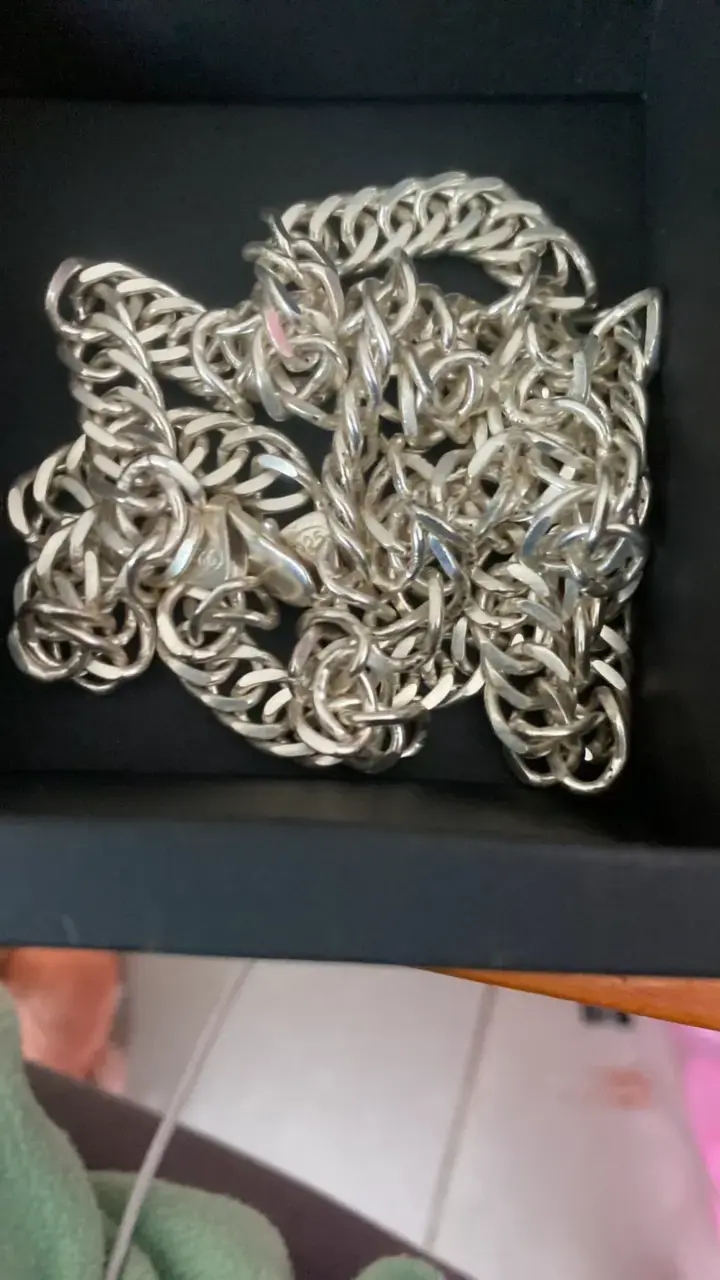 Cadena de plata 925 Perseo en caja original - 1