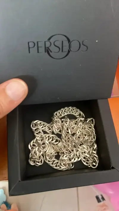 Cadena de plata 925 Perseo en caja original - miniatura 2