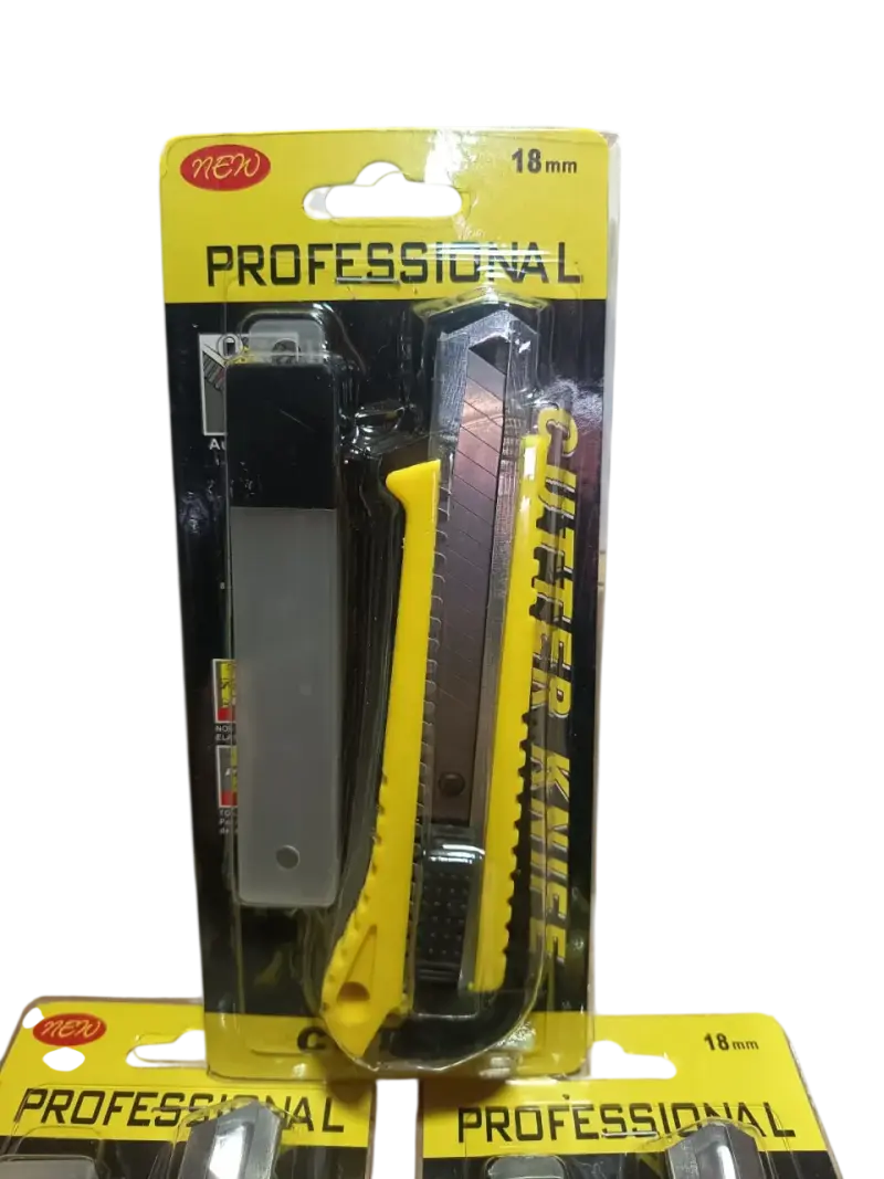 Pack 4 Cortacarton Cutter Con Repuestos 18mm - 3