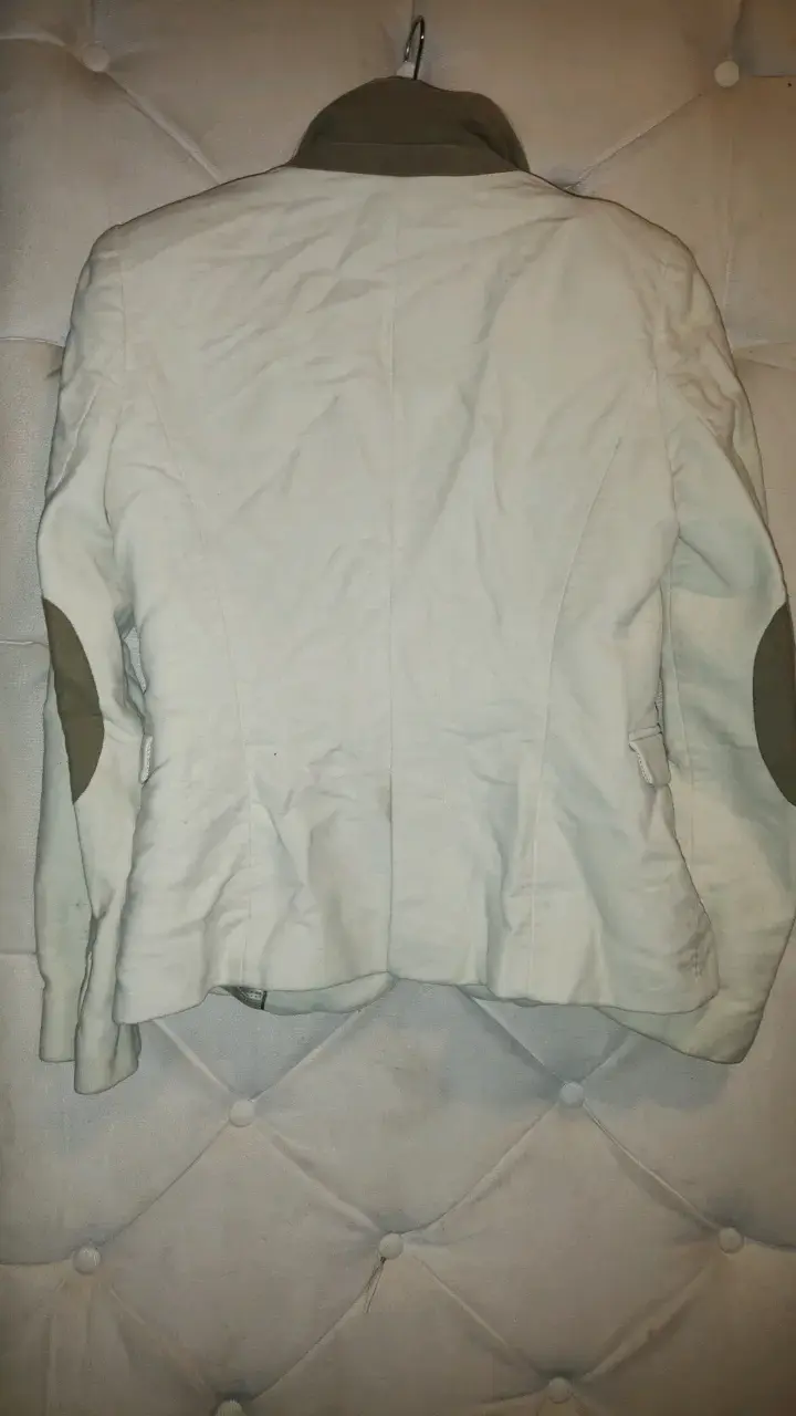 Blazer beige con coderas Zara Woman - 3