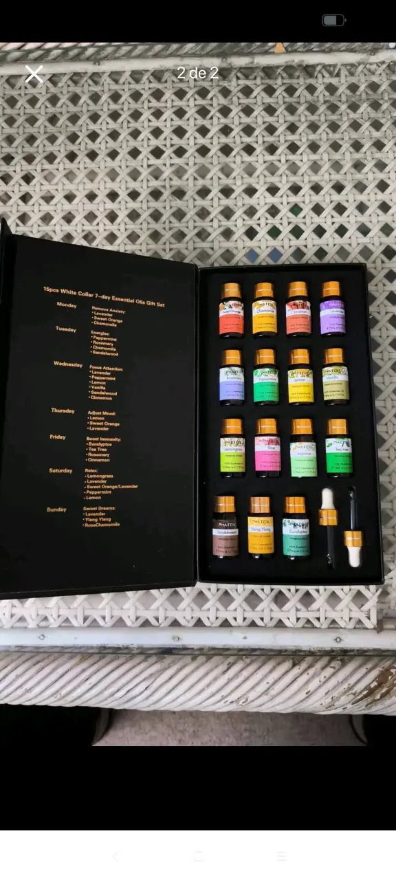 Set de Aceites Esenciales 15 Piezas Aromaterapia - 1