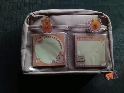 Set Capybara estudiantil kawai - miniatura 3