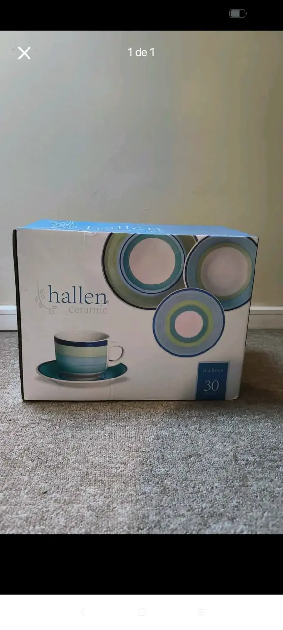 Juego de vajilla cerámica Hallen 30 piezas