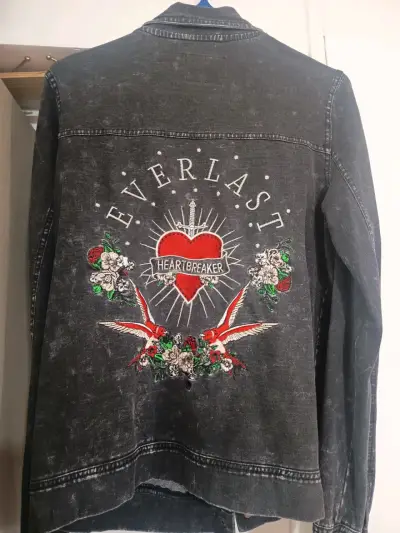 Chaqueta de mezclilla negra Everlast - miniatura 2