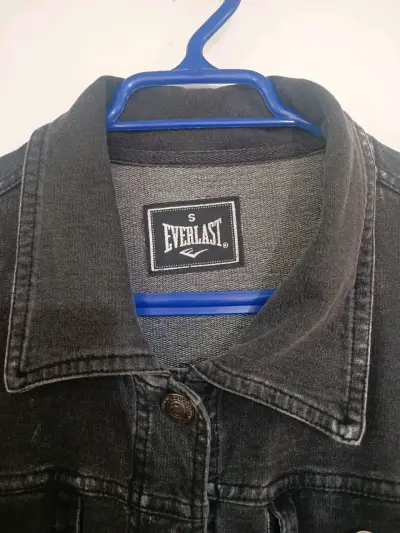 Chaqueta de mezclilla negra Everlast - miniatura 3