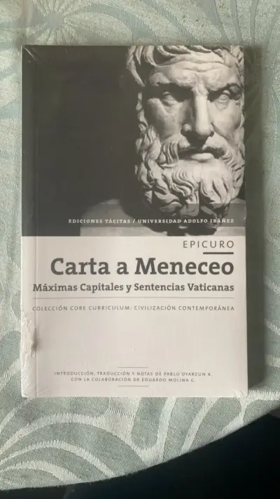 Libro 'Carta a Meneceo' de Epicuro - miniatura 1