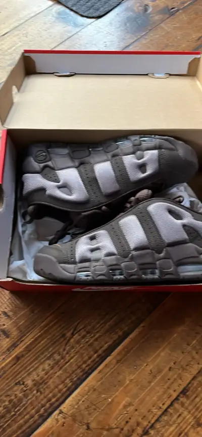 Zapatillas Nike Air More Uptempo cafés - miniatura 1