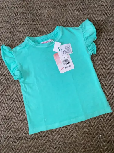 Polera verde menta umbrale Kids - miniatura 1
