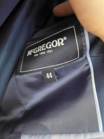 Elegante blazer azul satinado McGregor - miniatura 3