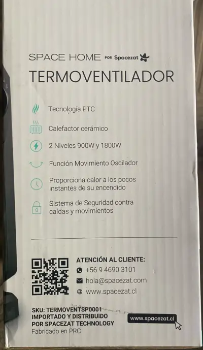 Termoventilador Spacezat con Tecnología PTC - miniatura 3