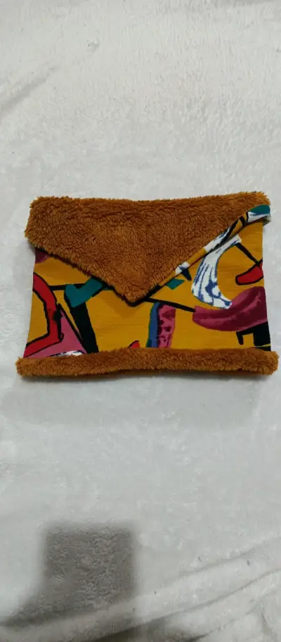 Bufanda (cuello) de cordero con forro sofia - miniatura 1
