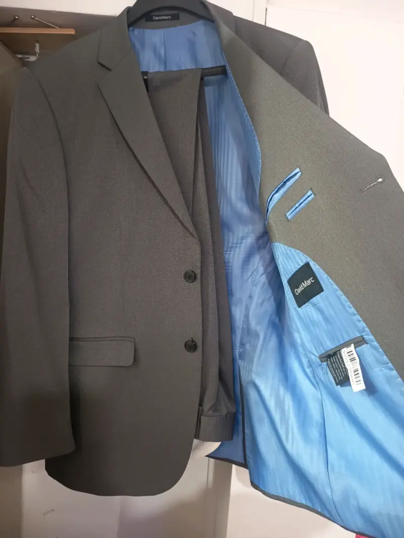 Elegante traje gris para hombre DavidMarc - 4