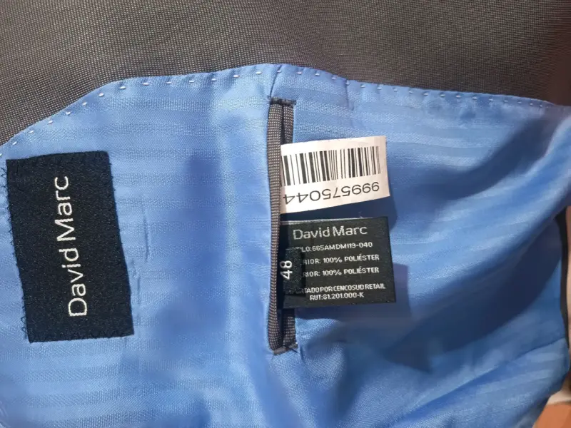 Elegante traje gris para hombre DavidMarc - 6