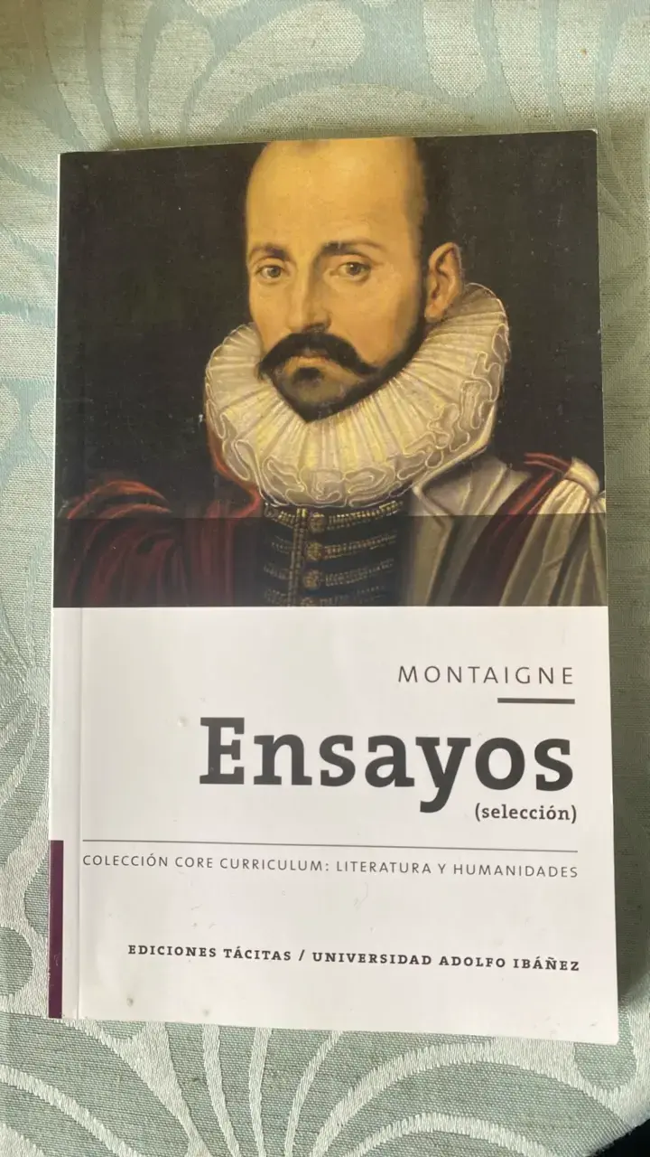 Libro Ensayos de Montaigne - Ediciones Tácitas - 1