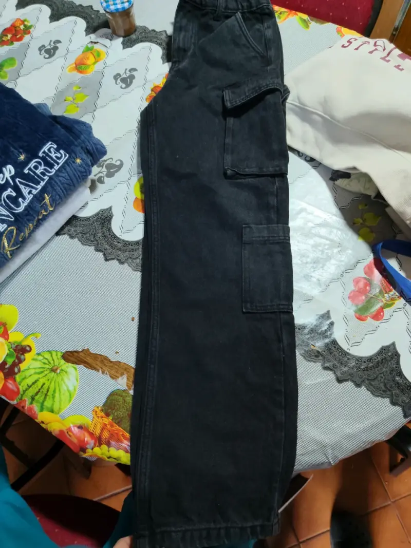 Pantalones cargo negros para niño - 2