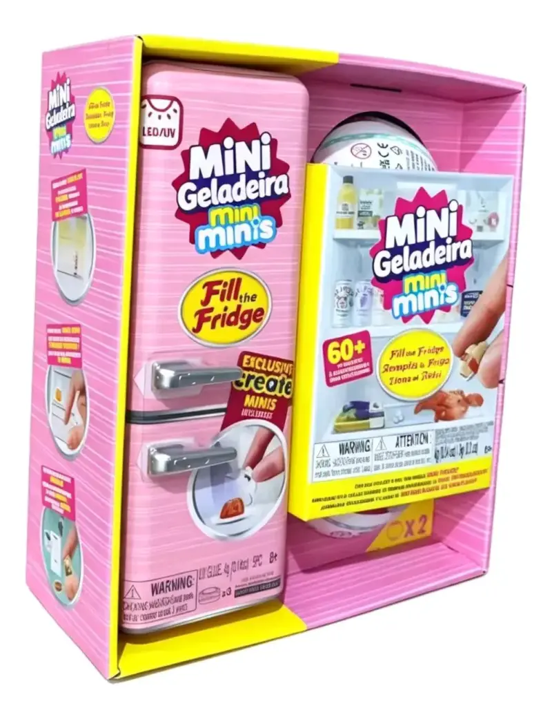 Mini refrigerador de juguete con accesorios - 1