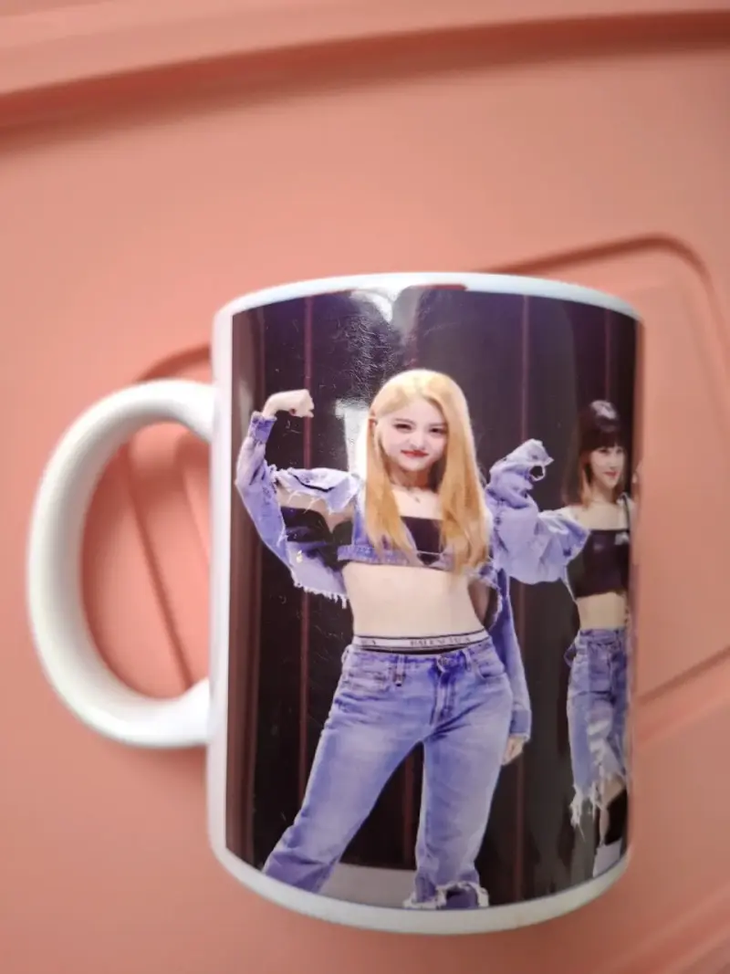 Taza de cerámica con diseño de grupo musical kpop - 2