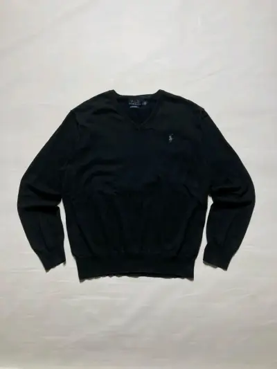 Suéter Negro Polo Ralph Lauren Hombre - miniatura 1