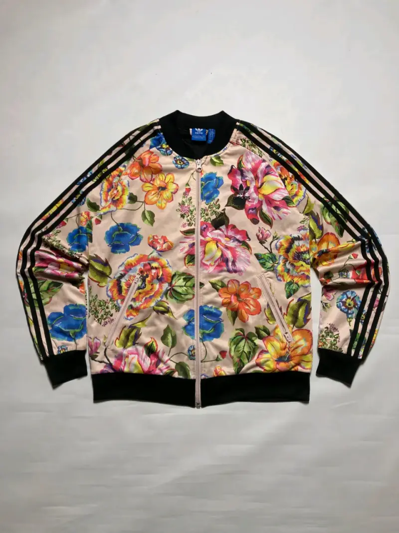 Poleron Adidas Originals Estampado Flores - 1