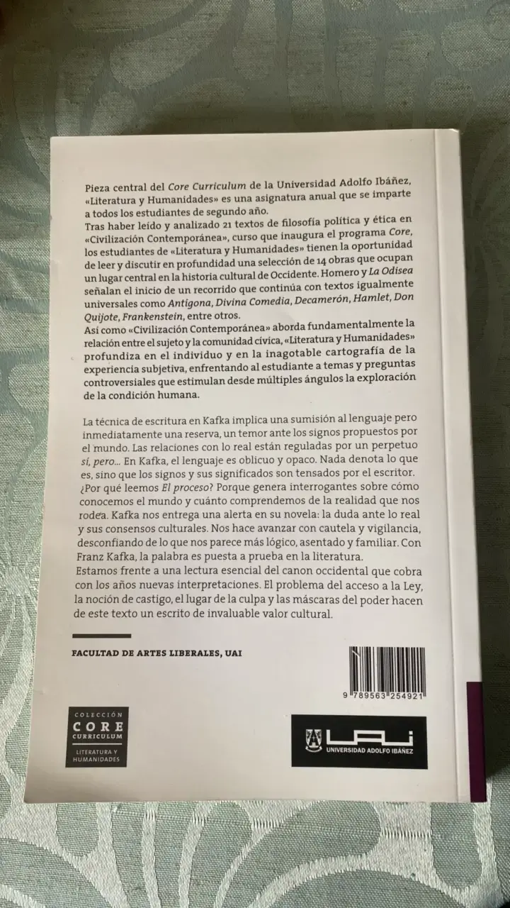 Libro 'El Proceso' de Franz Kafka - 2