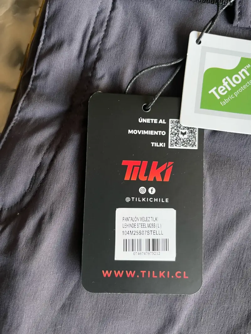 Pantalón outdoor gris Tilki con protección Teflon - 3