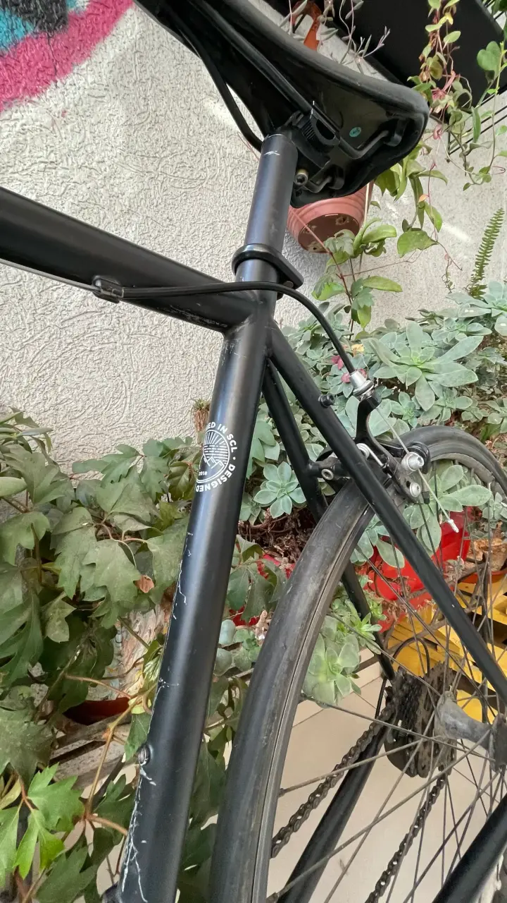 Bicicleta de Ruta Negra P3 Cycles - 5