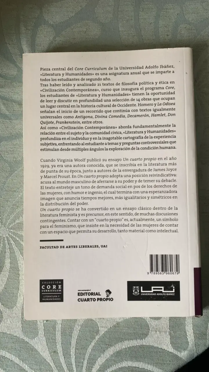 Libro 'Un cuarto propio' de Virginia Woolf - 2