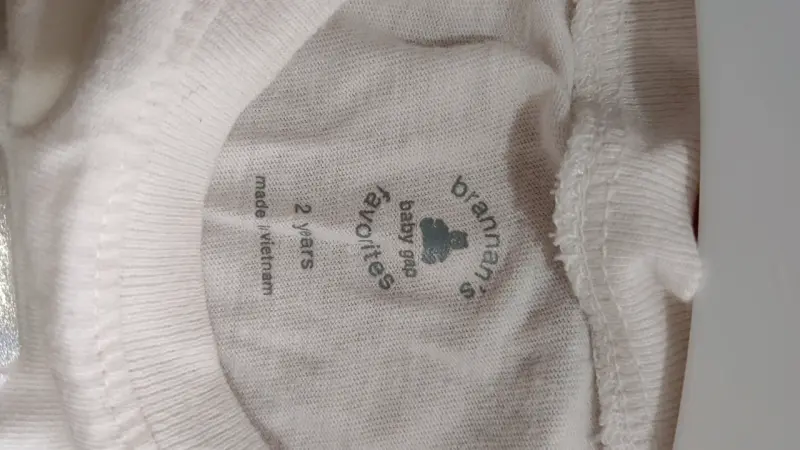 Polera manga larga GAP para niña color crema - 2