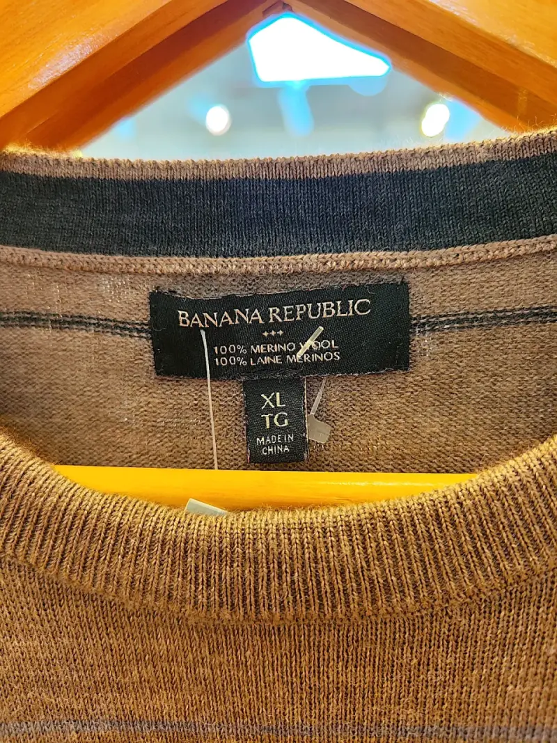 Suéter de lana marrón Banana Republic - 4