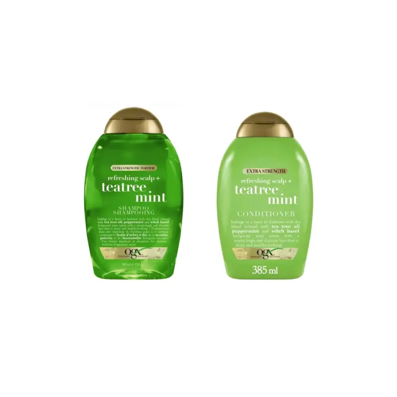 Set de Shampoo y Acondicionador OGX Tea Tree Mint