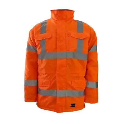 Chaqueta reflectante de seguridad naranja XTR - miniatura 2