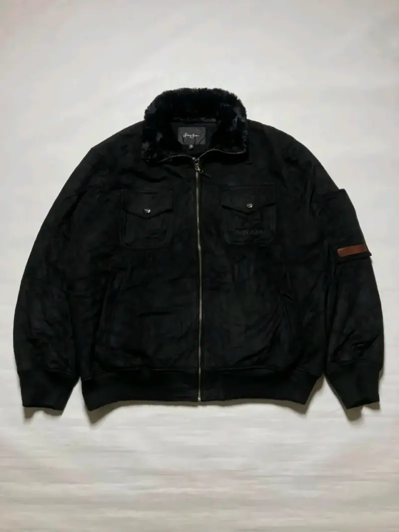 Chaqueta Sean John tipo gamuza y terciopelo - 1