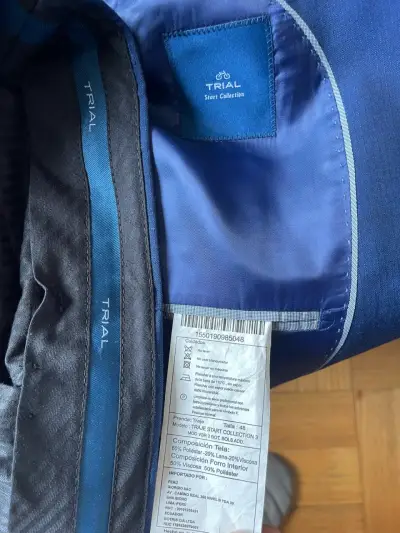 Traje azul para hombre - miniatura 2