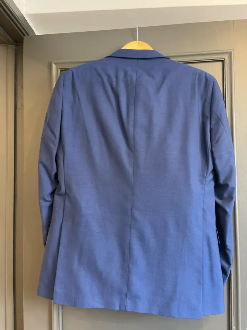 Traje azul para hombre - 3