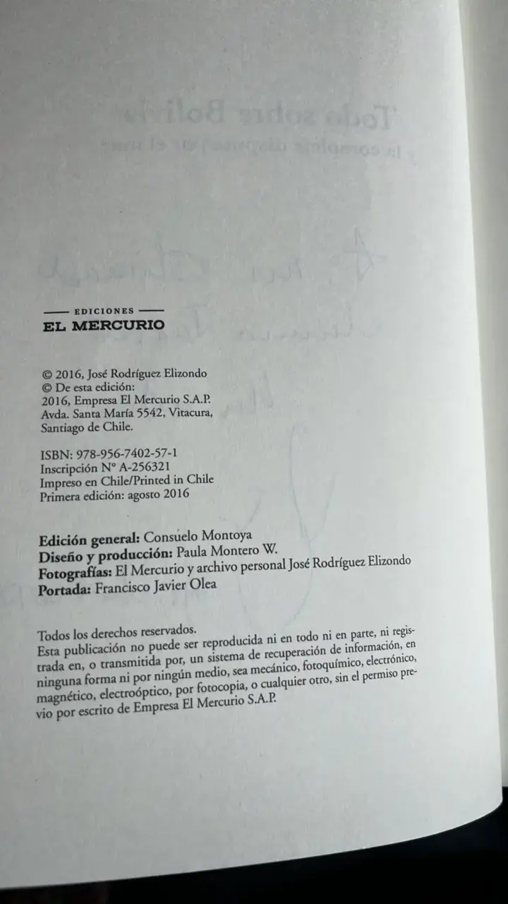 Libro 'Todo Sobre Bolivia' de José Rodríguez Elizondo - 3