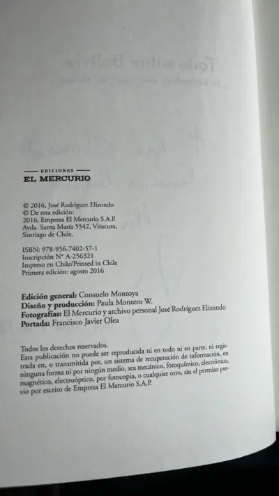 Libro 'Todo Sobre Bolivia' de José Rodríguez Elizondo - miniatura 3