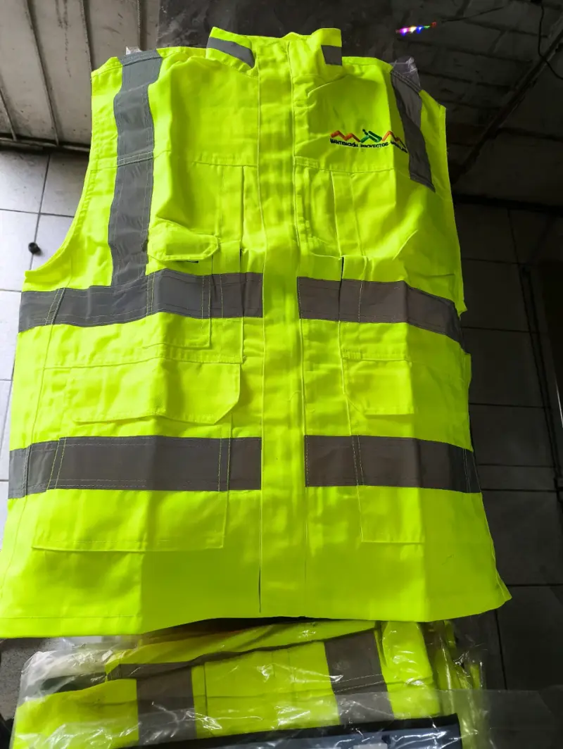 Chaleco reflectante de seguridad amarillo