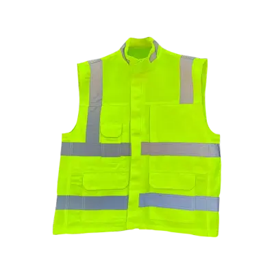 Chaleco reflectante de seguridad amarillo - miniatura 2
