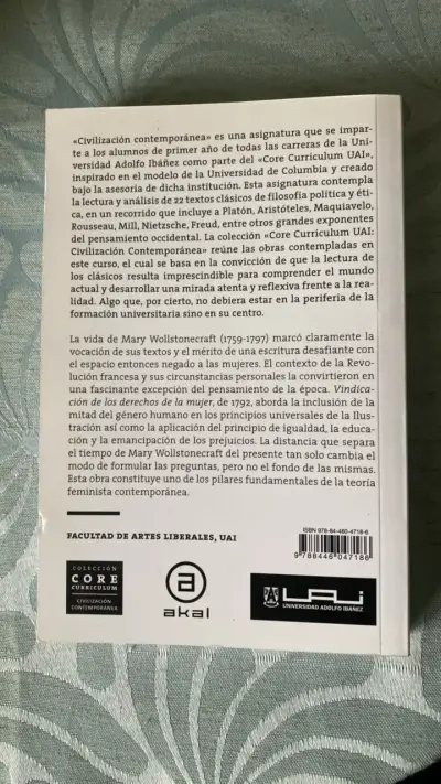Libro 'Vindicación de los derechos de la mujer' de Mary Wollstonecraft - miniatura 2