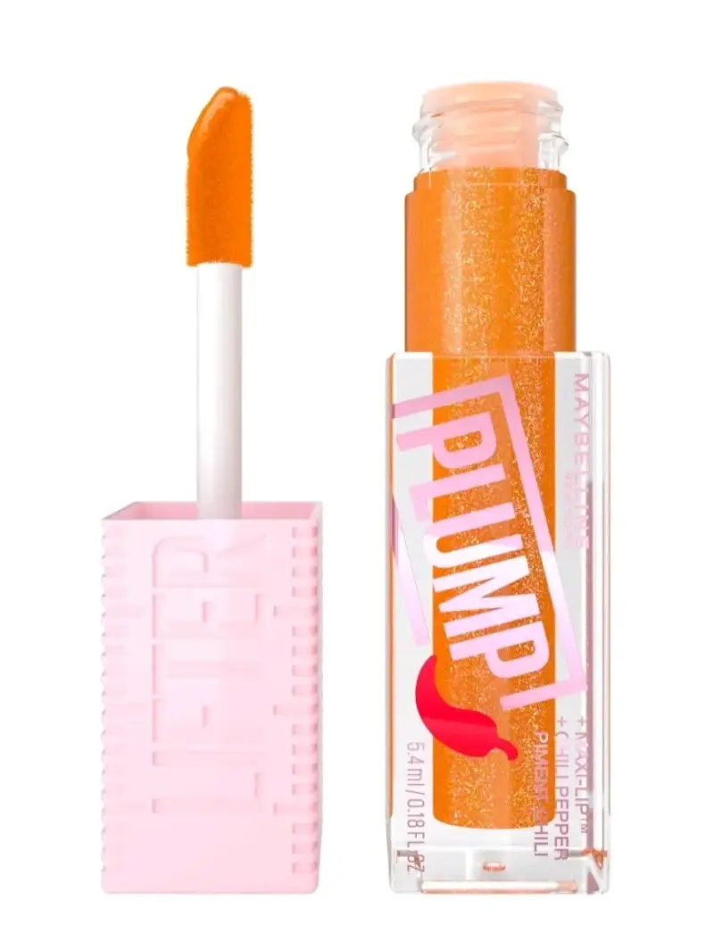 Brillo Labial Voluminizador Maybelline Plump Naranja