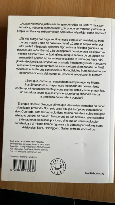 Libro 'Los Simpson y la Filosofía' en buen estado - miniatura 2