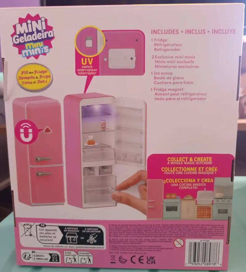 Mini refrigerador de juguete con accesorios - 3