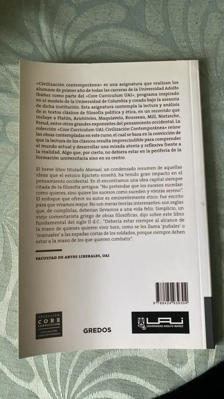Manual de Epicteto - Filosofía Estoica - 2