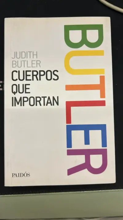 Libro 'Cuerpos que Importan' de Judith Butler - miniatura 1