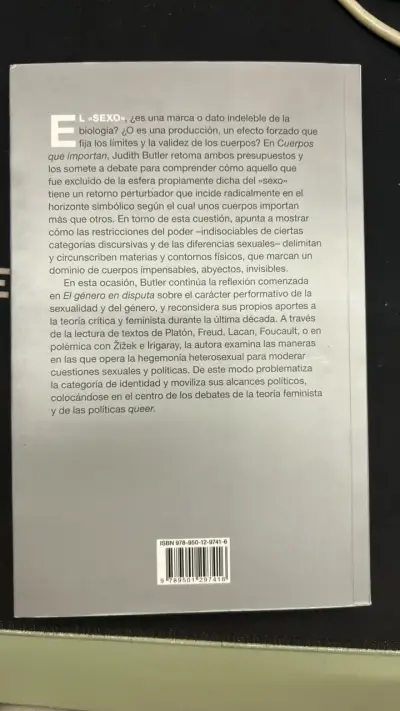 Libro 'Cuerpos que Importan' de Judith Butler - miniatura 2