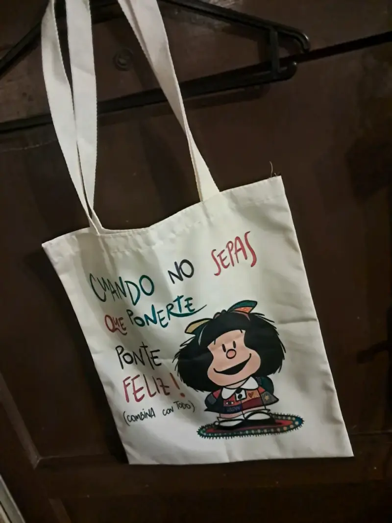 Bolsa de tela con diseño de Mafalda - 4