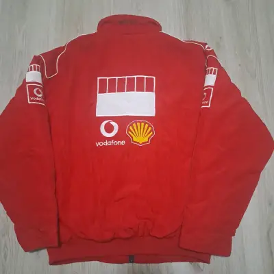Chaqueta Ferrari roja con logos de patrocinadores - miniatura 2