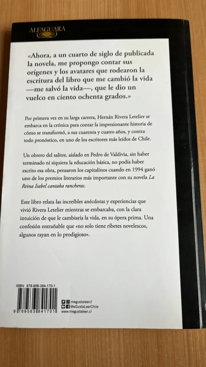 Libro 'Epifanía en el desierto' de Hernán Rivera Letelier - 2