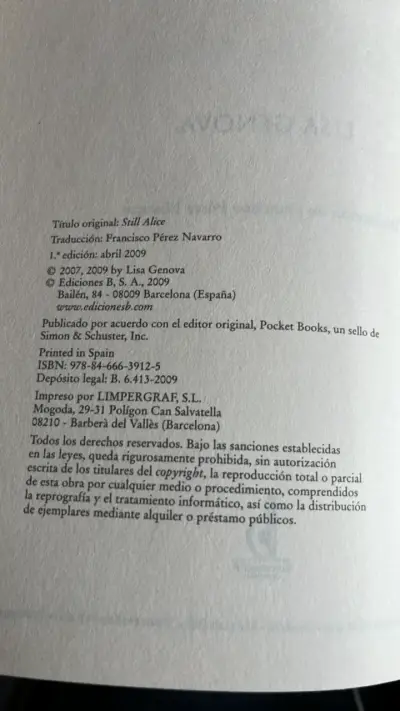 Libro Siempre Alice de Lisa Genova - miniatura 3