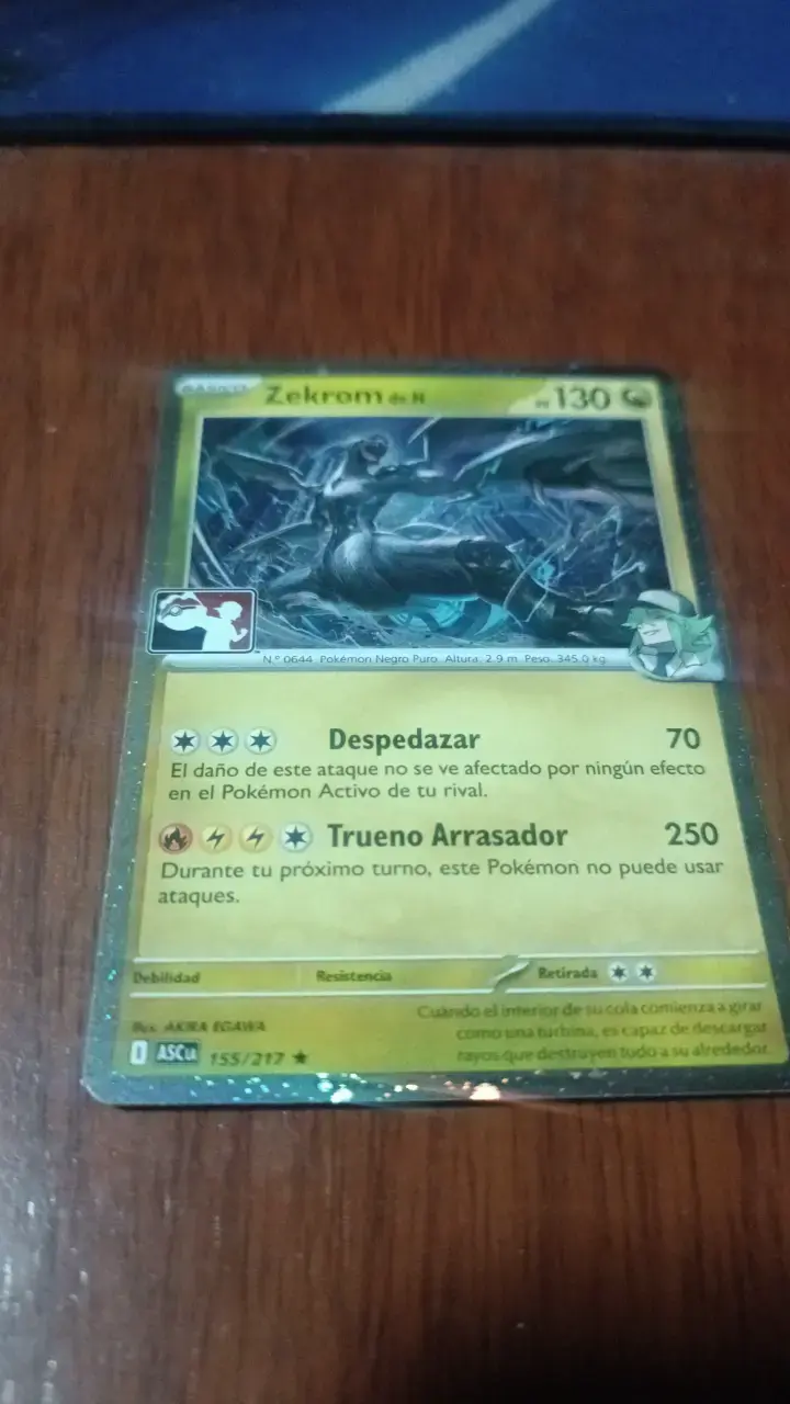 Carta Pokémon Zekrom EX